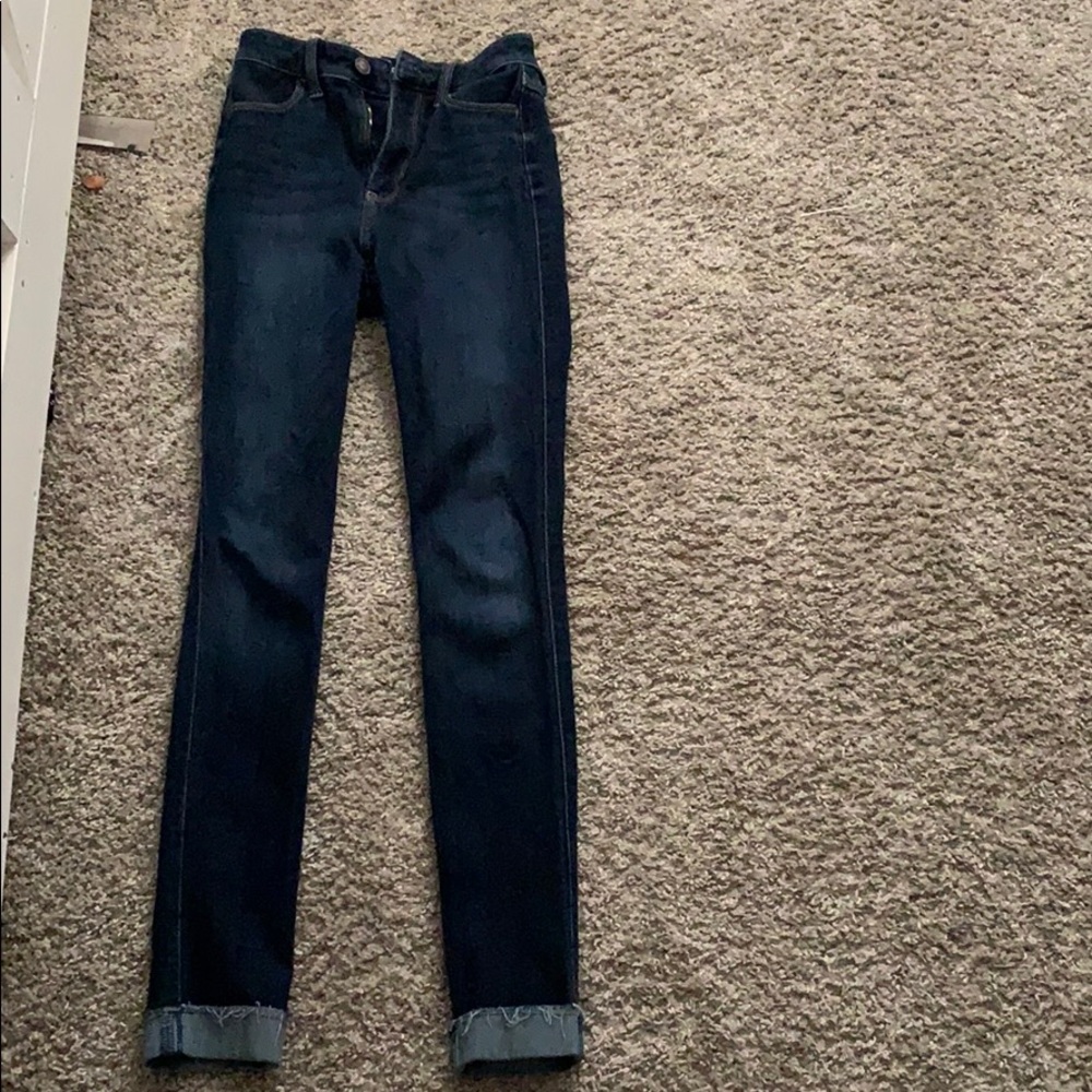 Hollister jeans high rise size 0